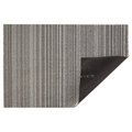 Chilewich 36 in. L X 24 in. W Gray/White Skinny Stripe Polyester/Vinyl Utility Mat 200133-001